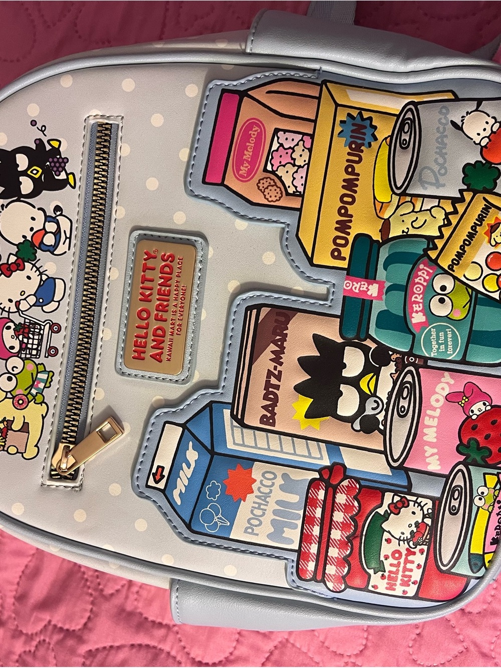 Hello Kitty and Friends Silver Snack Can Backpack